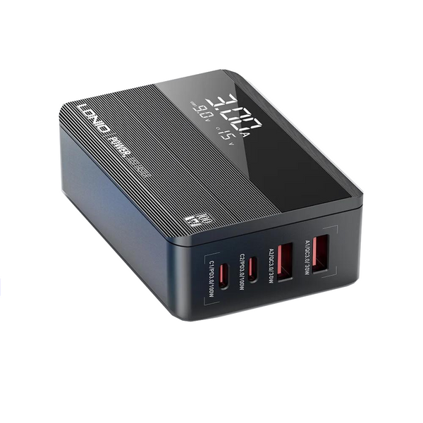 LDNIO Dual USB-A and Dual Type-C Charger | High-Speed Charging - Travelupic