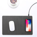 TrazorTouch Wireless Charging Leather Mouse Pad - Universal Power Adapters - Travelupic -
