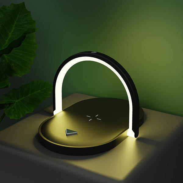 TriVent Rainbow-Shaped LED Light Wireless Charger - Universal Power Adapters - Travelupic -